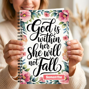 Personalisiertes Gott ist in ihr Christliches Tage Notizbuch