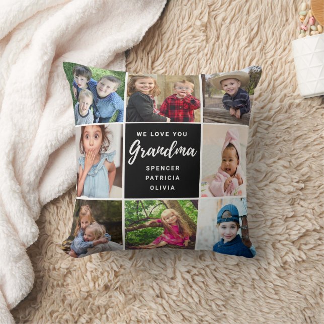 Personalisiertes Grandma-Geschenk von Grandkids 9  Kissen (Decke)
