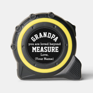 Personalisiertes Grandpa Vater Vatertagsgeschenk Maßband