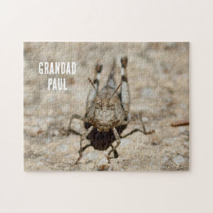 Personalisiertes Grasshopper-Foto-Puzzle Puzzle