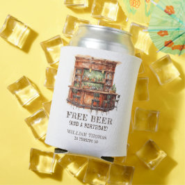 Personalisiertes Gratis-Bier Erwachsene jeden Gebu Dosenkühler