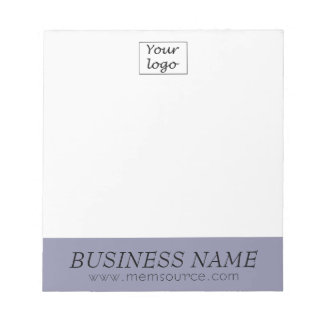 Personalisiertes graues Violet-Store-Geschenk Note Notizblock