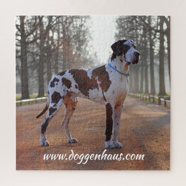 Personalisiertes Great Dane Puzzle (Vertikal)