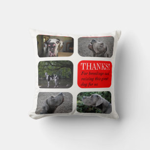 Personalisiertes Great Dane-Züchter-Geschenkkissen Kissen