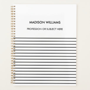 Personalisiertes Green Spiral Notebook Planer