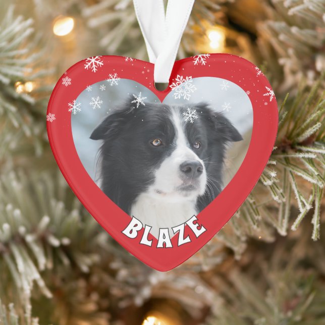 Personalisiertes Grenz Collie Weihnachtshund Haust Ornament (Baum)