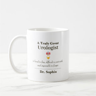 Personalisiertes großartiges Urologe Wertschätzung Kaffeetasse