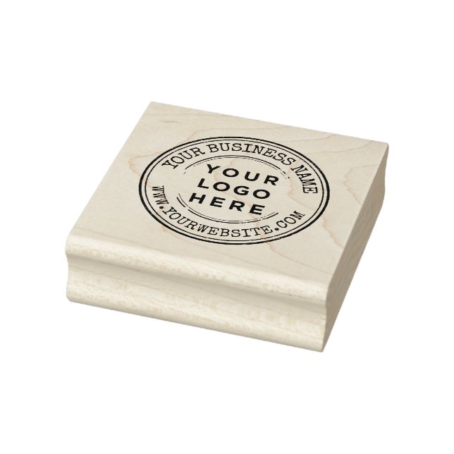 Personalisiertes Grunge-Logo Gummistempel (Stempel)