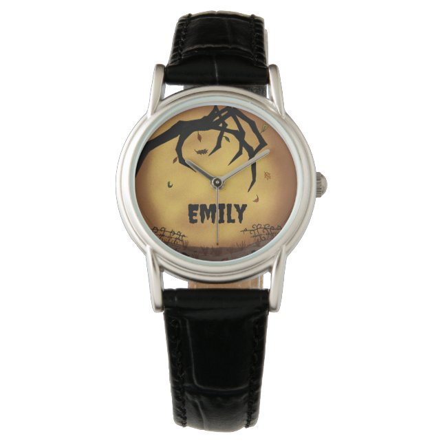 Personalisiertes gruseliges Hand-Emo Armbanduhr (Vorderseite)