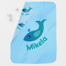 Personalisiertes "Gulp, Gulp" Baby Blanket