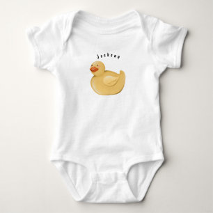 Personalisiertes Gummientenny Baby-Bodyanzug Baby Strampler