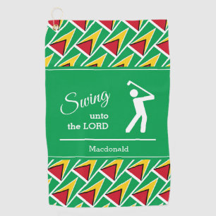 Personalisiertes GUYANA Golfhandtuch