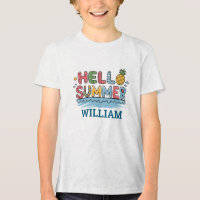 Personalisiertes Hallo Sommer Familien-Matching-Ur