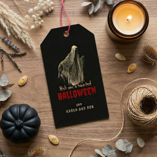 Personalisiertes Halloween-Geschenk-Tag Geschenkan Geschenkanhänger
