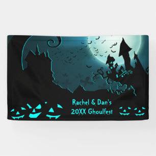 Personalisiertes Halloween-Party Banner Spuk House