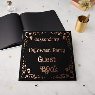 Personalisiertes Halloween-Party Gästebuch