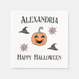 Personalisiertes Halloween-Party Serviette