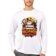 Personalisiertes Halloween-Party-T-Shirt | Benutze