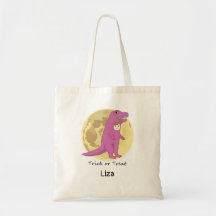 Personalisiertes Halloween-T-Rex-Mädchenkostüm
