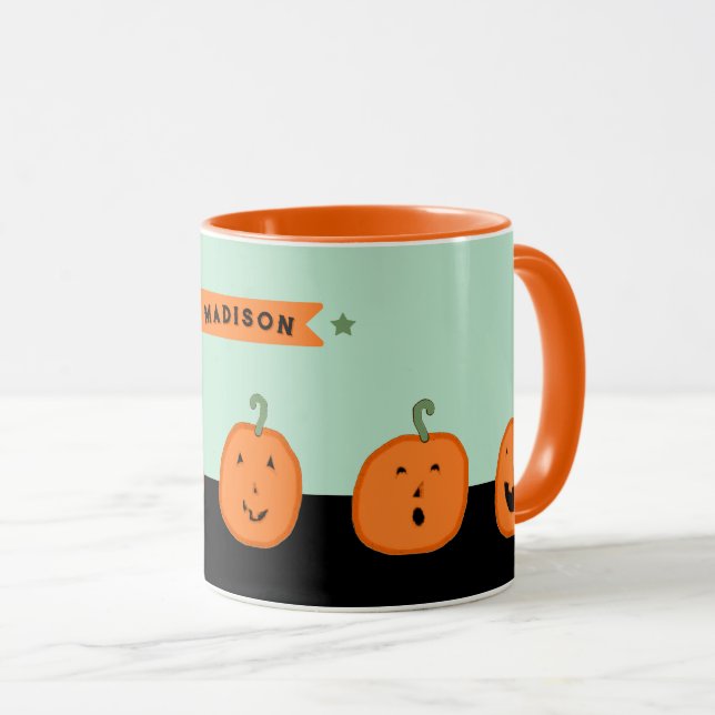 Personalisiertes Halloween Tasse (VorderseiteRechts)