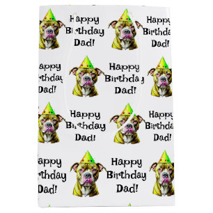 Personalisiertes Happy Birthday (Name hinzufügen)  Mittlere Geschenktüte