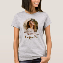 Personalisiertes Happy Birthday T-Shirt mit indivi