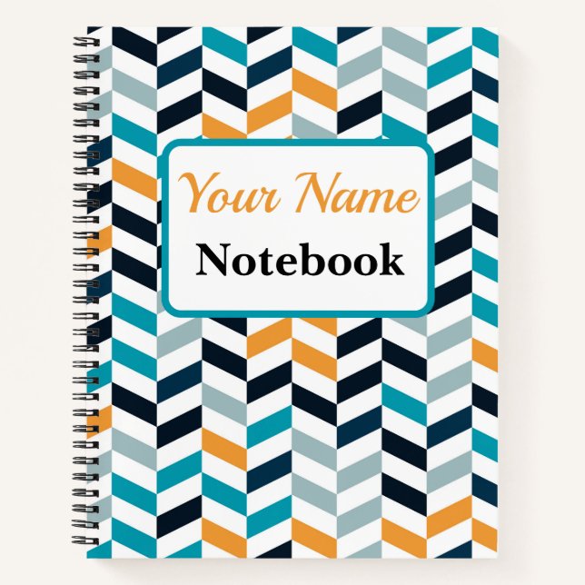 Personalisiertes Hardcover-Notebook 8.5" x 11" Notizbuch (Vorderseite)