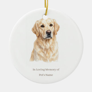 Personalisiertes Haustier-Erinnerungsornament mit Keramik Ornament