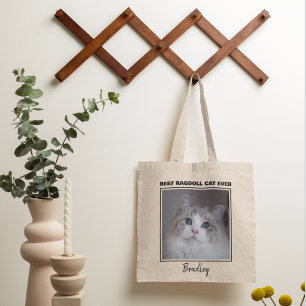 Personalisiertes Haustier Foto Best Ragdoll Chat Tragetasche
