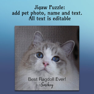 Personalisiertes Haustier Foto Best Ragdoll Katze  Puzzle