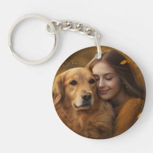 Personalisiertes Haustier Foto Keepake Hund Lover  Schlüsselanhänger