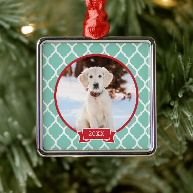 Personalisiertes Haustier Foto Keepake Ornament (Baum)