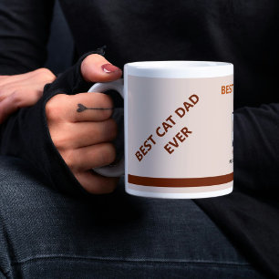 Personalisiertes Haustier-Foto-Text-Spaß-Geschenk Jumbo-Tasse