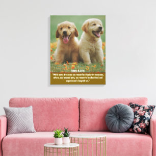Personalisiertes Haustier Foto Wand an Wand Kunst