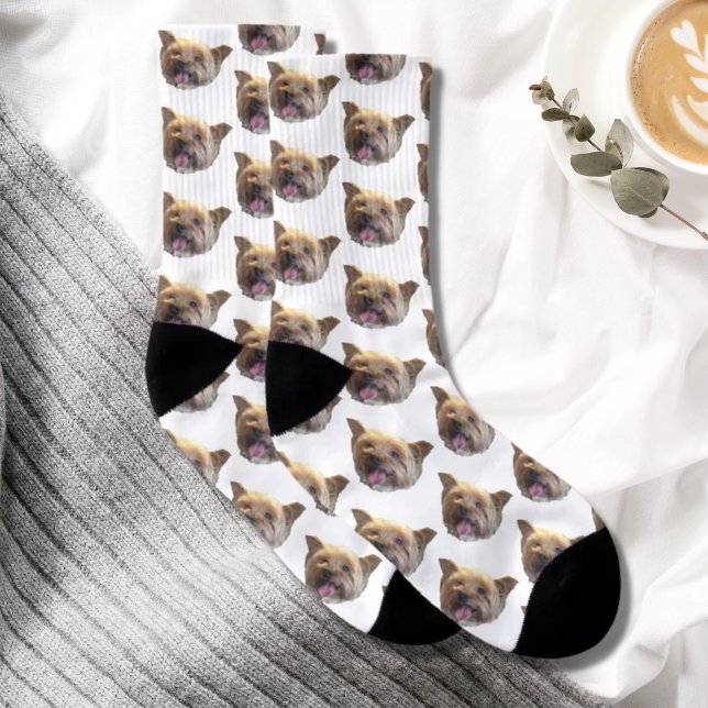 Personalisiertes Haustier Foto Weihnachten Geschen Socken (Von Creator hochgeladen)