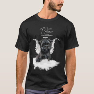 Personalisiertes Haustier-Gedenk Affenpinscher Hun T-Shirt
