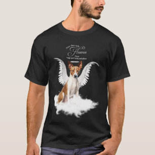 Personalisiertes Haustier-Gedenk-Basenji-Hund T-Shirt