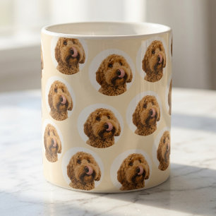 Personalisiertes Haustier-Gesichtsmuster Benutze Kaffeetasse