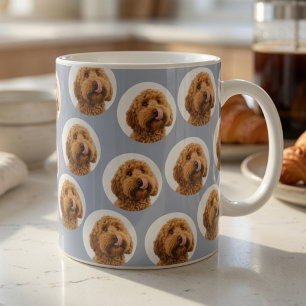 Personalisiertes Haustier-Gesichtsmuster Benutze Kaffeetasse