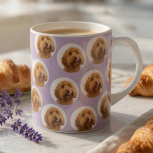 Personalisiertes Haustier-Gesichtsmuster Individue Kaffeetasse