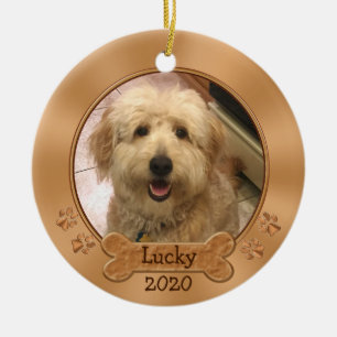 Personalisiertes Haustier verziert IHRE 2 FOTOS, Keramik Ornament