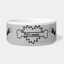 Personalisiertes Haustierschüssel mit Druckkopf