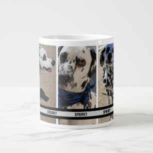 Personalisiertes Heimfoto Collage Handy Vertisch Jumbo-Tasse