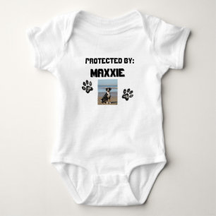 Personalisiertes Heimtier Schützen Baby Hunde Katz Strampler