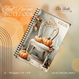 Personalisiertes Herbst-Design-Spiralnotizbuch Notizbuch