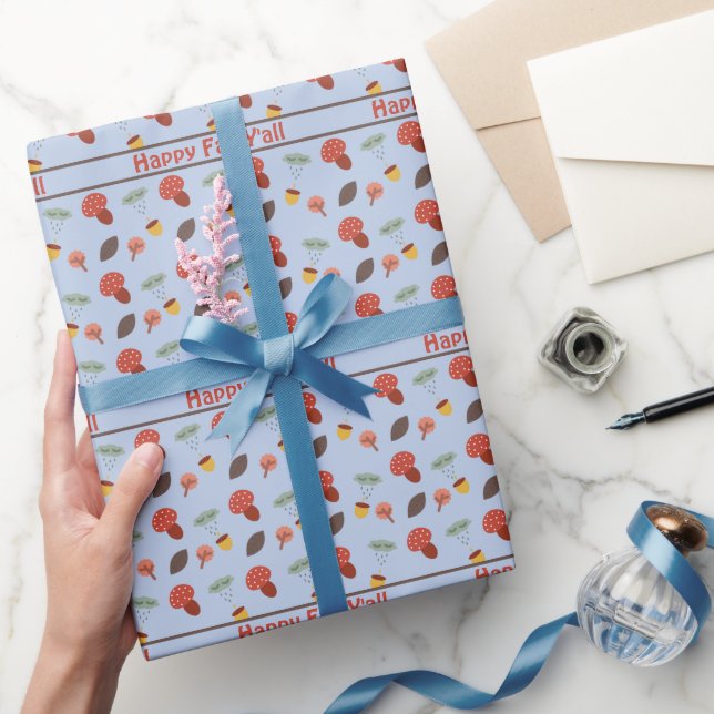 Personalisiertes Herbst-Geschenkpapier Geschenkpapier (Schenken)
