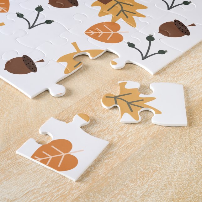 Personalisiertes Herbst-Puzzle Puzzle (Seite)
