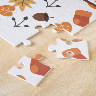 Personalisiertes Herbst-Puzzleteil Puzzle
