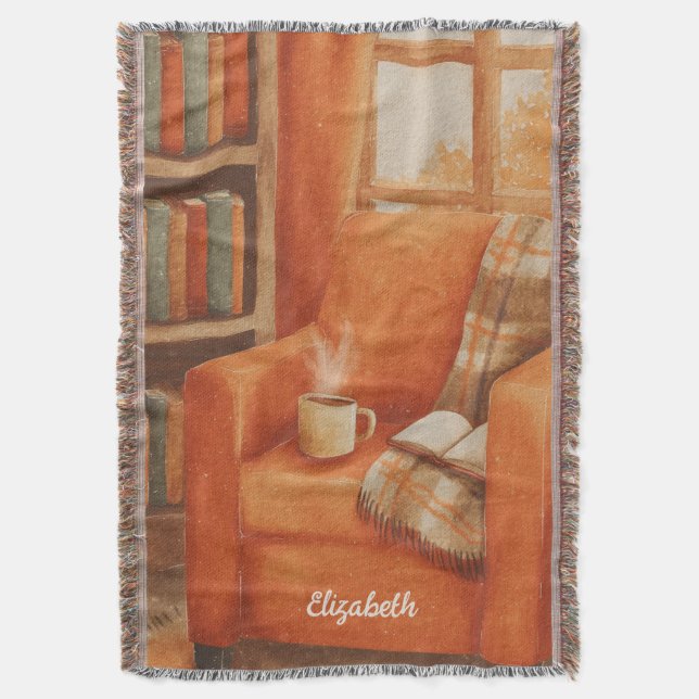 Personalisiertes Herbstbuch Decke (Vorderseite Vertikal)