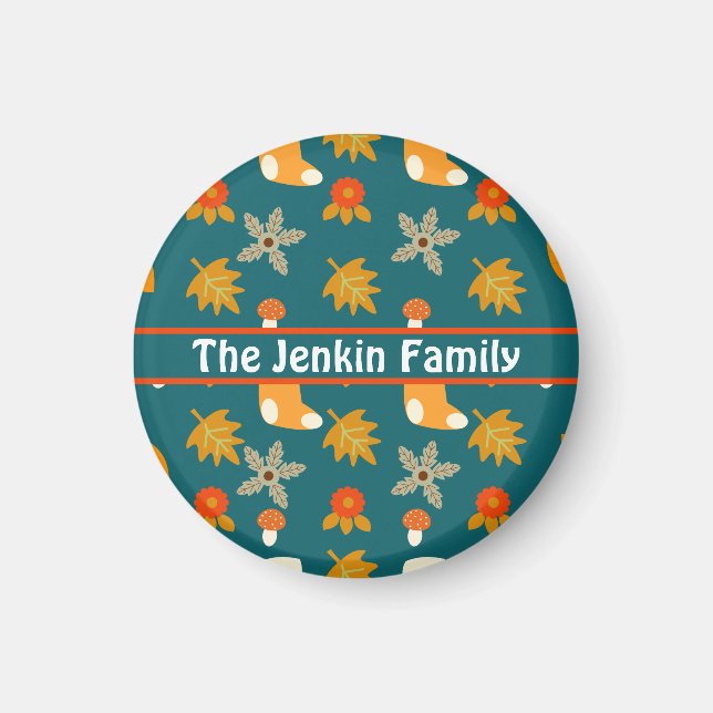 Personalisiertes Herbstmagazin Magnet (Vorne)